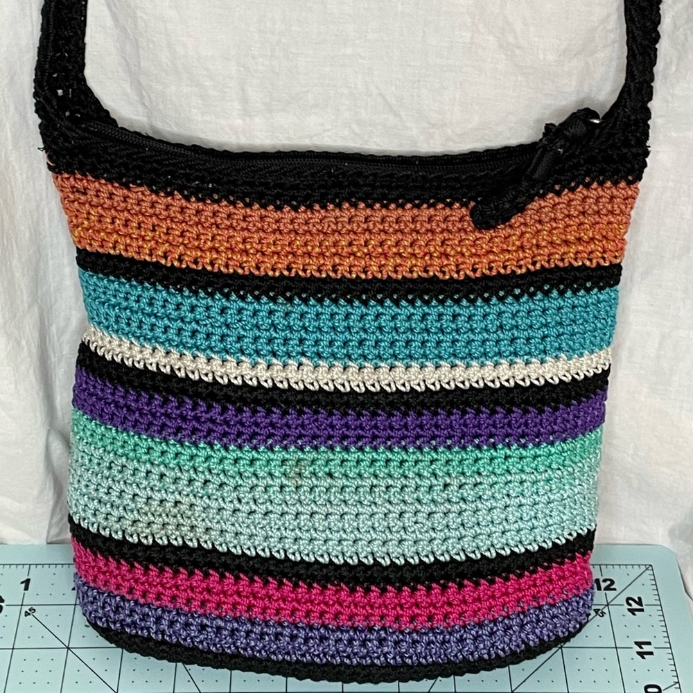 👛 THE SAK multicolor Crochet Crossbody Bag. 👛 - Picture 3 of 10